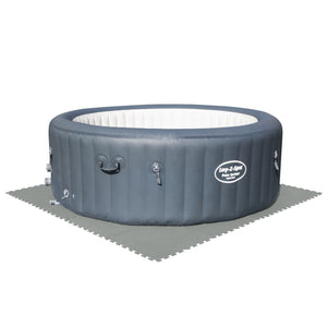 Pool Bodenschutz Fliesen grau 9er Set 50 x 50 cm