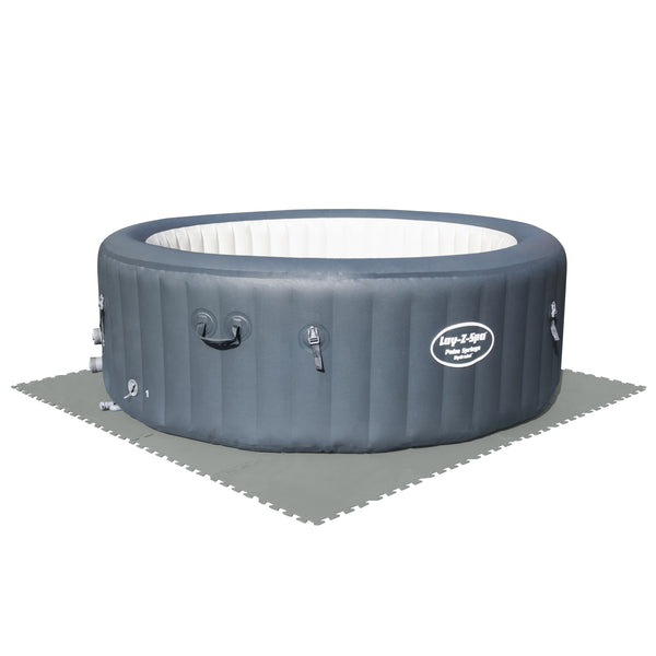 Pool Bodenschutz Fliesen grau 9er Set 50 x 50 cm