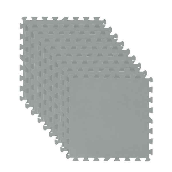 Pool Bodenschutz Fliesen grau 9er Set 50 x 50 cm