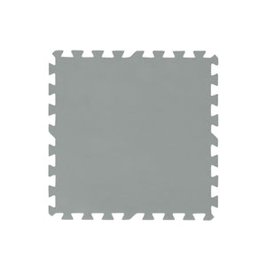 Pool Bodenschutz Fliesen grau 9er Set 50 x 50 cm