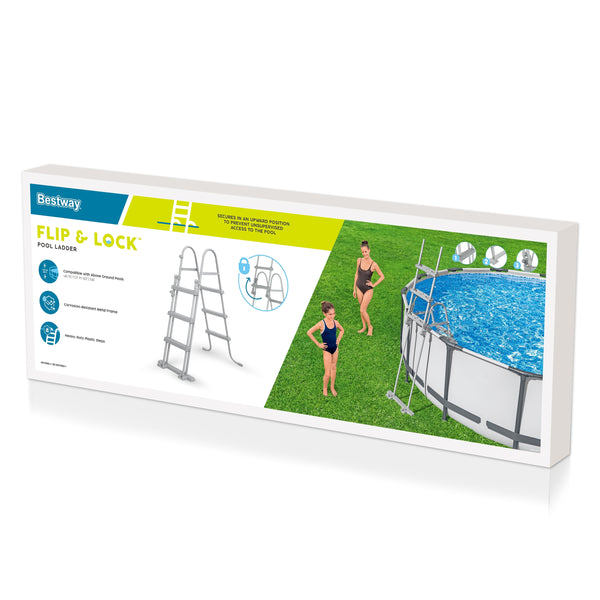 Pool Leiter für Poolhöhen bis 107 cm