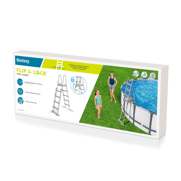 Pool Leiter für Poolhöhen bis 132 cm