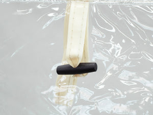 Pop-Up Bubble Zelt LED 2-3 Personen 180 cm transparent/weiss