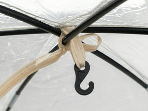 Pop-Up Bubble Zelt LED 4-6 Personen 300 cm transparent/weiss