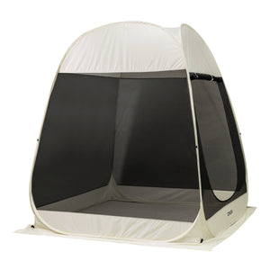 Padiglione Pop-Up LED 2-3 persone 2 x 2 m trasparente/nero