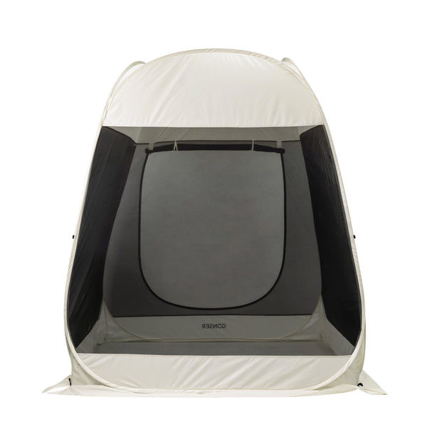 Padiglione Pop-Up LED 2-3 persone 2 x 2 m trasparente/nero