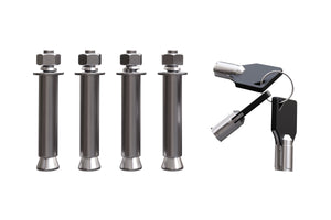 Absperrpfosten Poller klappbar 76 cm