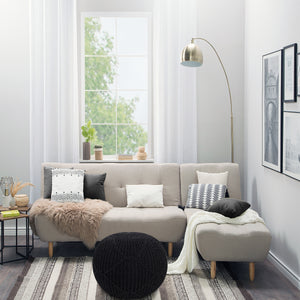 Pouf BYBLOS schwarz