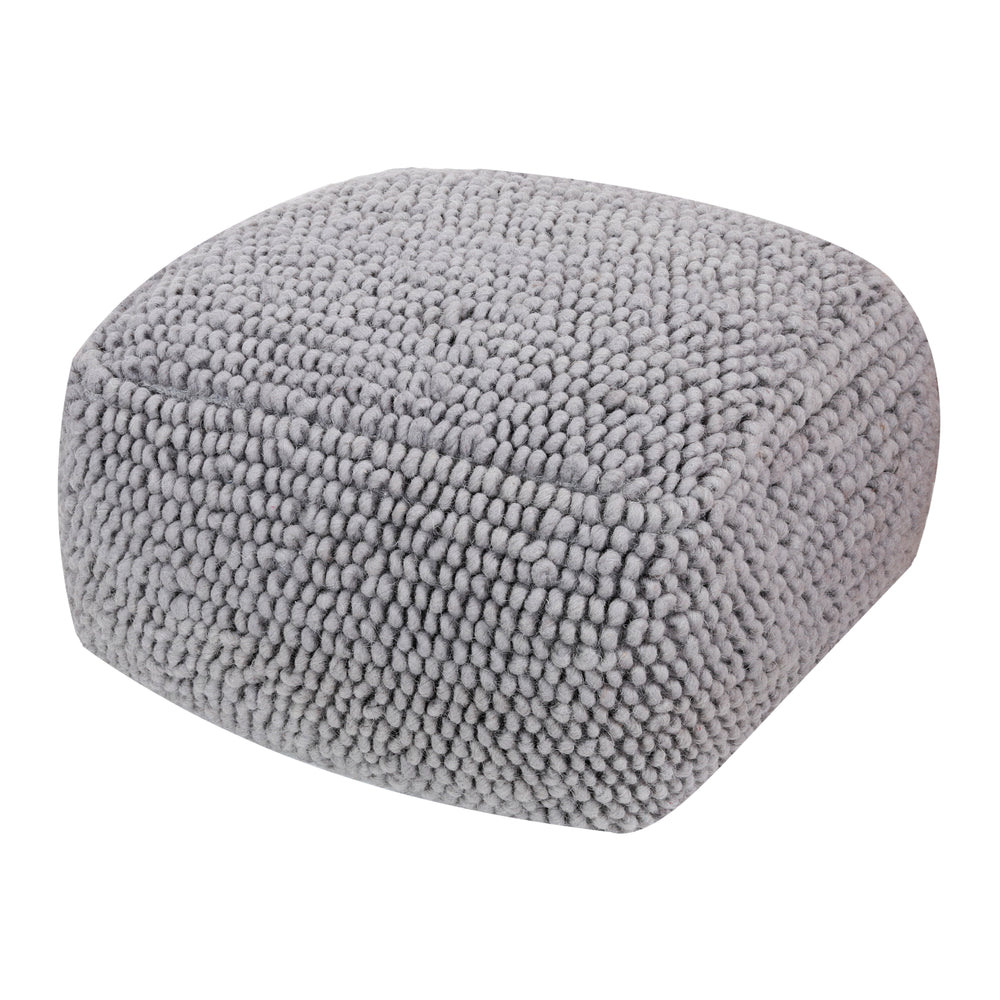 Pouf grigio DAMUR