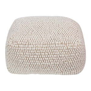 Pouf DAMUR weiss