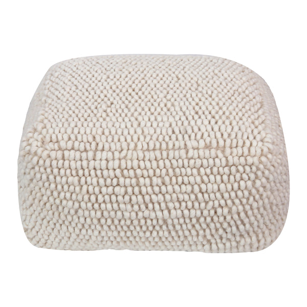 Pouf DAMUR weiss