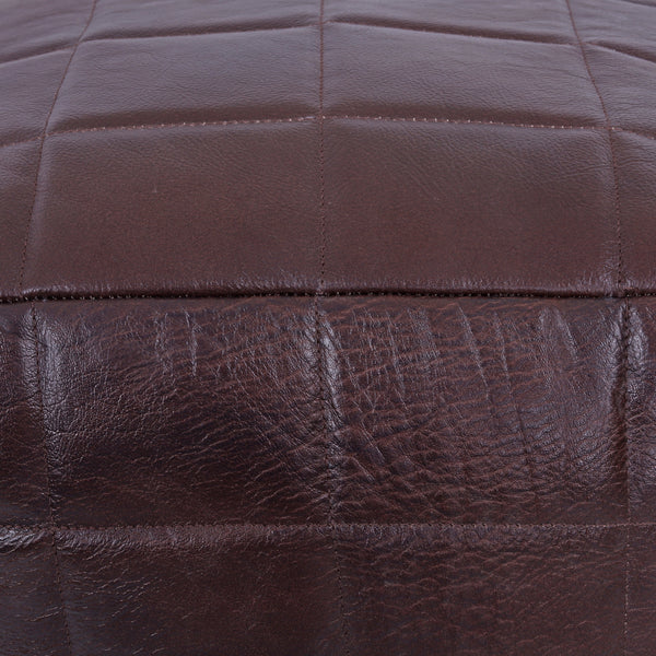 Pouf Leder MASKAT braun