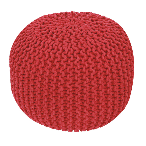 Pouf RAMILA rouge