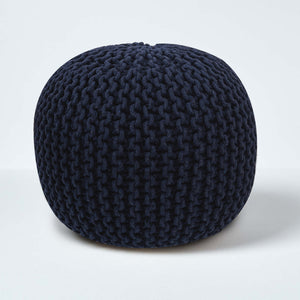 Pouf RAMILA dunkelblau