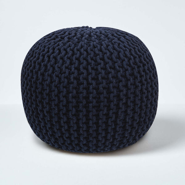 Pouf RAMILA dunkelblau