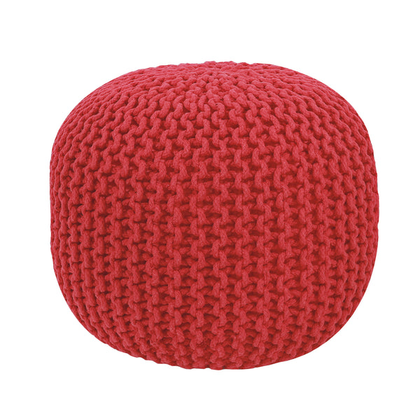 Pouf RAMILA rouge