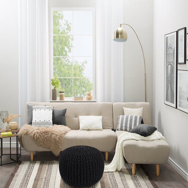 Pouf DUBA schwarz