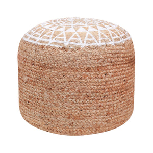 Pouf NETANJA weiss