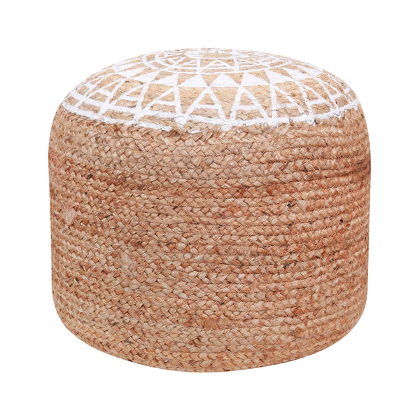 Pouf NETANJA weiss
