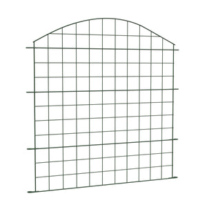 Teichzaun 78 x 77 cm 5er Set grün