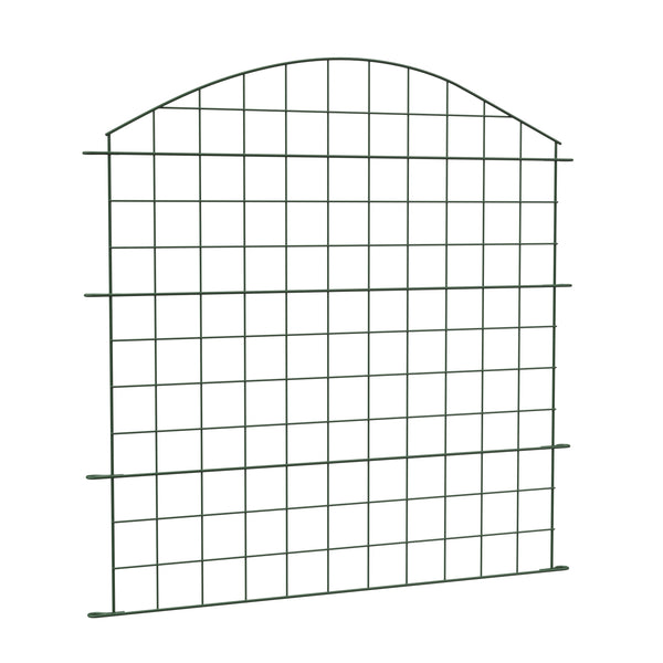 Teichzaun 78 x 77 cm 5er Set grün