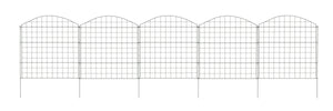 Teichzaun 78 x 77 cm 5er Set grün