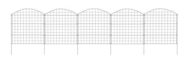 Teichzaun 78 x 77 cm 5er Set grün