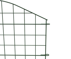 Teichzaun 78 x 77 cm 5er Set grün