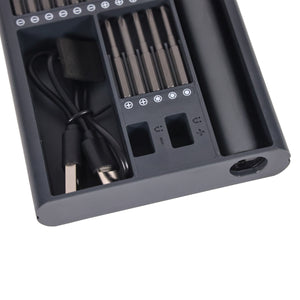 Präzisionsmechanik Set Schraubenzieher elektrisch 75-teilig