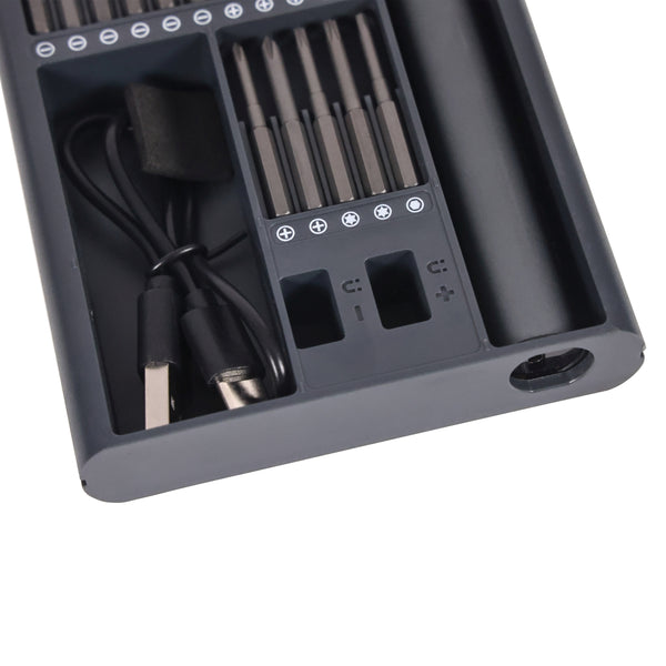 Präzisionsmechanik Set Schraubenzieher elektrisch 75-teilig