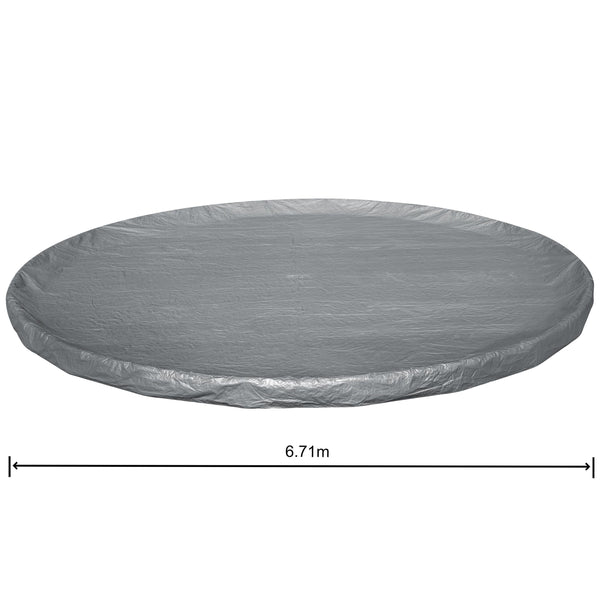 Premium Abdeckplane für Pool rund 671 cm