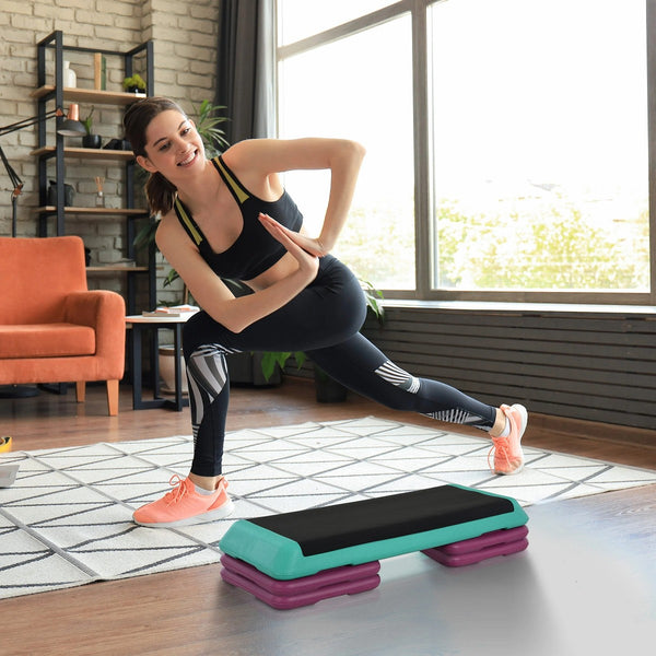 Stepper Aerobico Professionale Step Board 150kg 3 Altezze