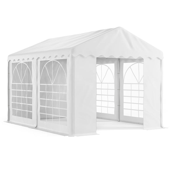 Profi PVC Partyzelt 3x4 m, weiss
