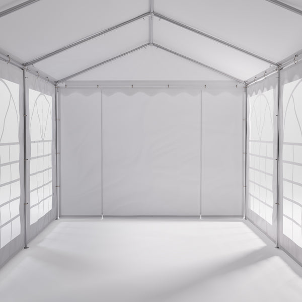 Profi PVC Partyzelt 3x6m, weiss
