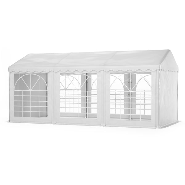 Profi PVC Partyzelt 3x6m, weiss