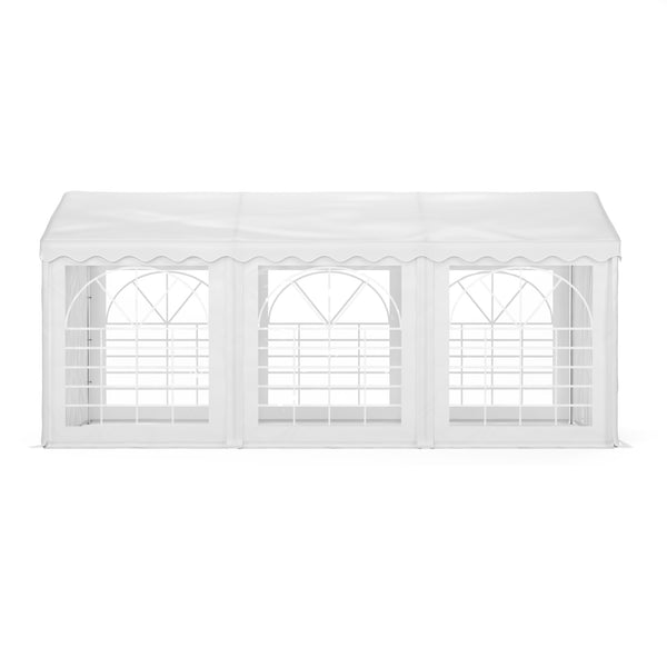 Profi PVC Partyzelt 3x6m, weiss