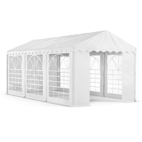 Profi PVC Partyzelt 3x6m, weiss