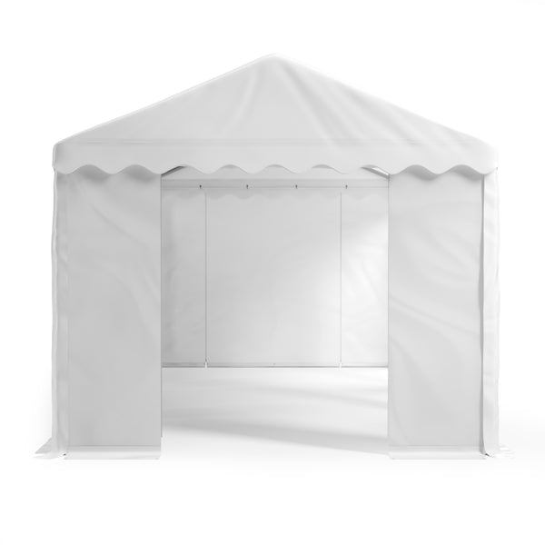 Profi PVC Partyzelt 3x6m, weiss