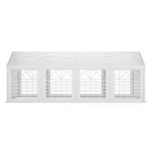 Profi PVC Partyzelt 4x8m weiss
