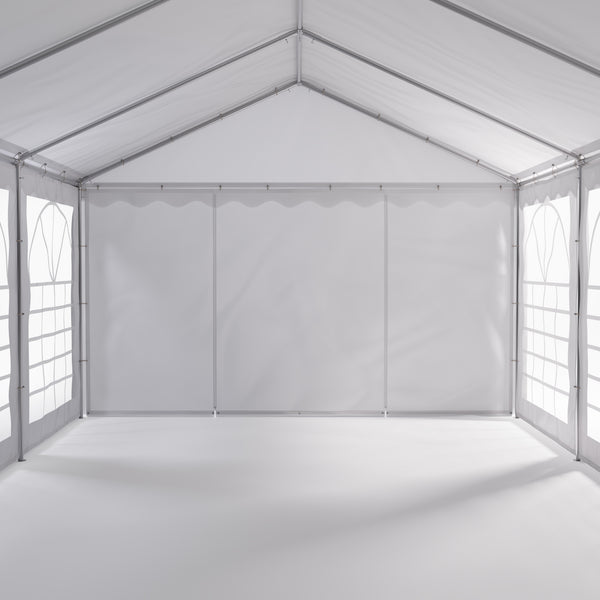 Profi PVC Partyzelt 4x8m weiss