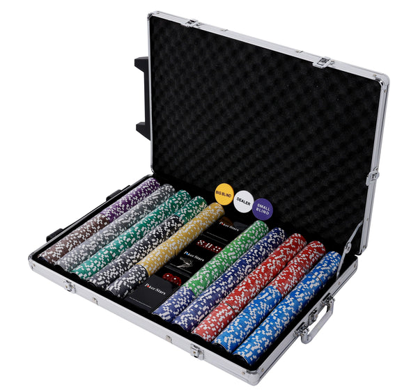 Profi Pokerset (1000 Ultimate Laser Chips, 14g)