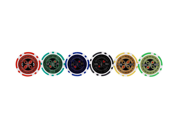Profi Pokerset (500 Ultimate Laser Chips, 13g)
