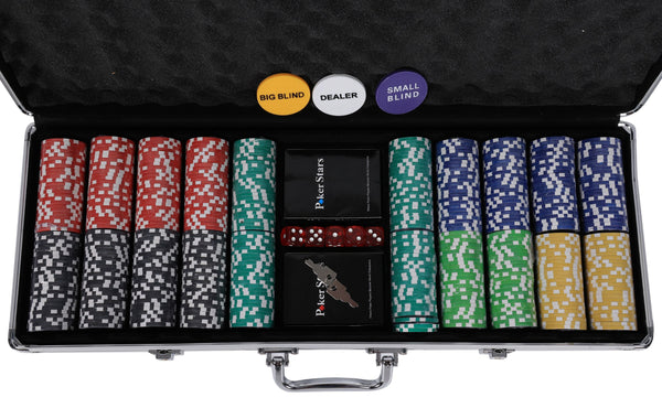 Profi Pokerset (500 Ultimate Laser Chips, 13g)