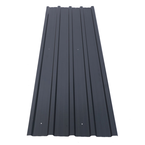 Trapezblech anthrazit 12er Set 129 x 45 cm