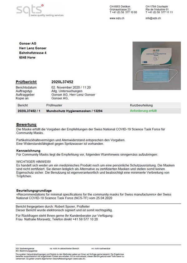 Mundschutz Hygienemasken à 50 Stück