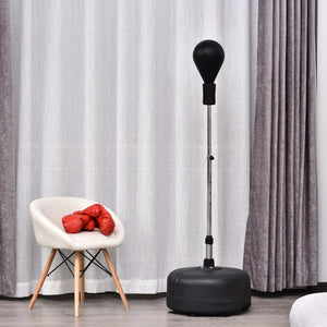 Punchingball Set Standboxsack Stand-Punchingball + Handschuhe