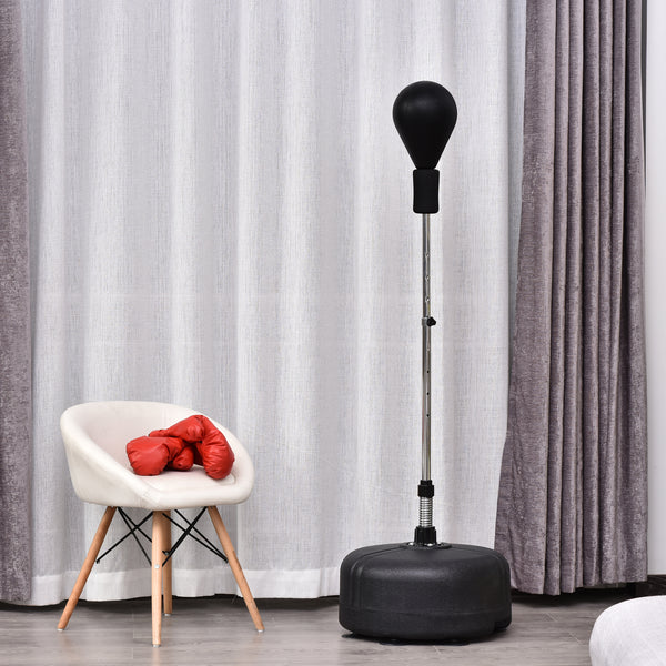 Punchingball Set Standboxsack Stand-Punchingball + Handschuhe