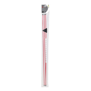 Pure2Improve Golf Alignment Sticks Trainingsstab 92 cm 3er Set rot
