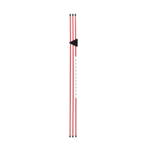 Pure2Improve Golf Alignment Sticks Trainingsstab 92 cm 3er Set rot
