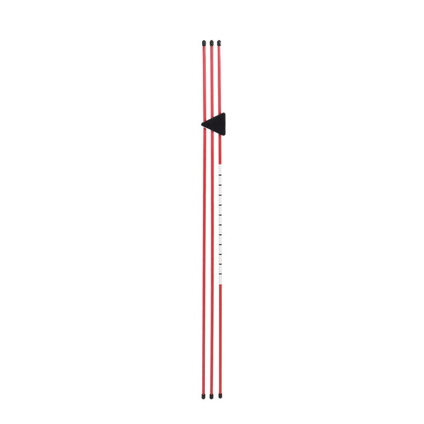 Pure2Improve Golf Alignment Sticks Trainingsstab 92 cm 3er Set rot